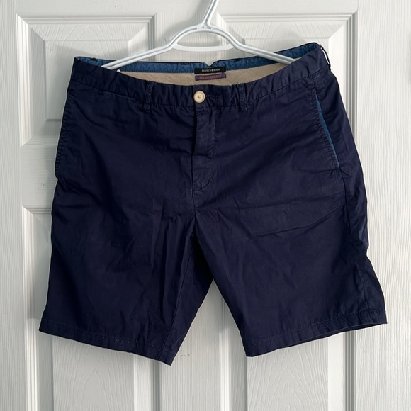 Scotch & Soda Navy Blue Shorts [Size: 31] - Picture 2 of 4